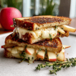 Gourmet Keto Pear & Apple Grilled Cheese | High Protein Fall Lunch
