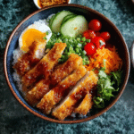 Easy Keto Japanese Katsu Bowls in 20 Minutes