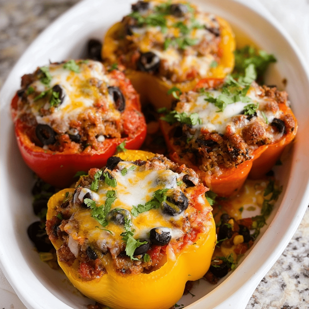 Taco Stuffed Peppers | Wellness by Kay