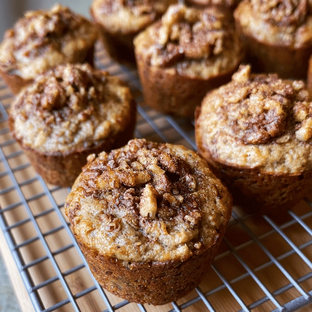 Grain-Free Maple Pecan Banana Bread Muffins | Easy Breakfast Idea