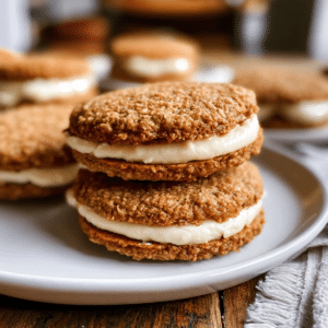 Soft-Baked Paleo Oatmeal Creme Pies (Vegan & Gluten-Free)
